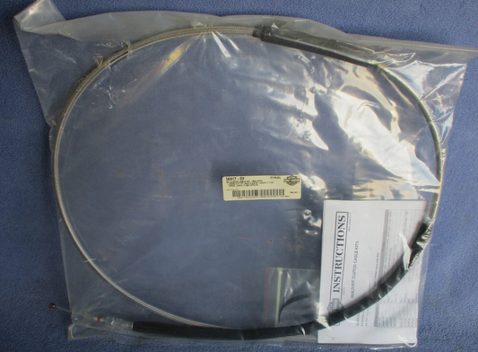 56417-03 Harley-Davidson® "stainless steel clutch cable kit 74.69 inches- Multi fit"