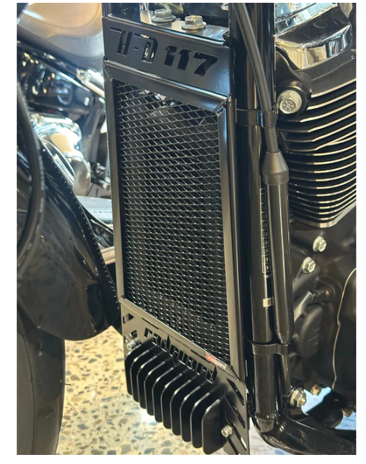 20011-BLK- Rad Guard - Oil Cooler Cover - Softail Models 2025