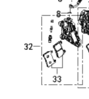 Harley-Davidson® "Front Brake Pads - HDX350"