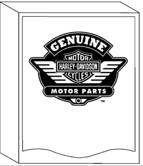 99461-89 Harley-Davidson® "Vinyl Owner's Manual Cover Pouch/Sleeve"