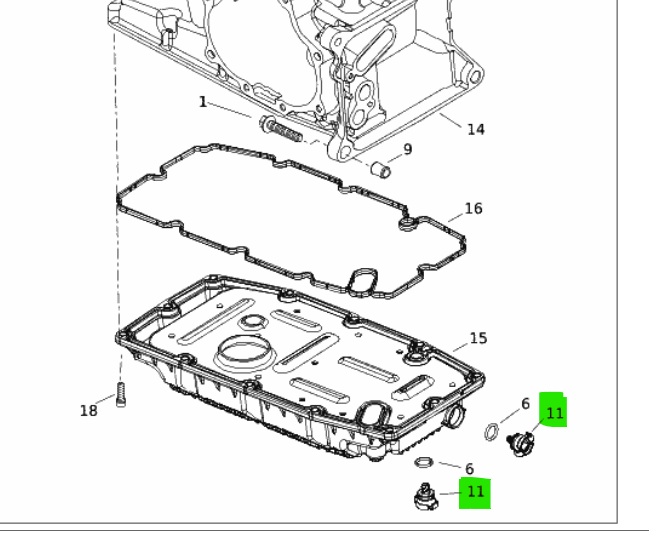 62700327 Harley-Davidson® "Plug,Oil Drain,Assembly,Qtr Turn"
