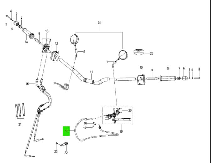 HD40400P060001 Harley-Davidson® "X350 Clutch Line"