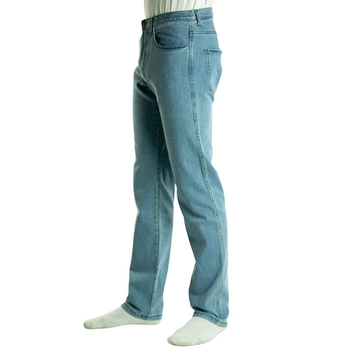 TKD Jeans - Men's Kevlar Lined Max Rigid Straight Leg - Sky Blue