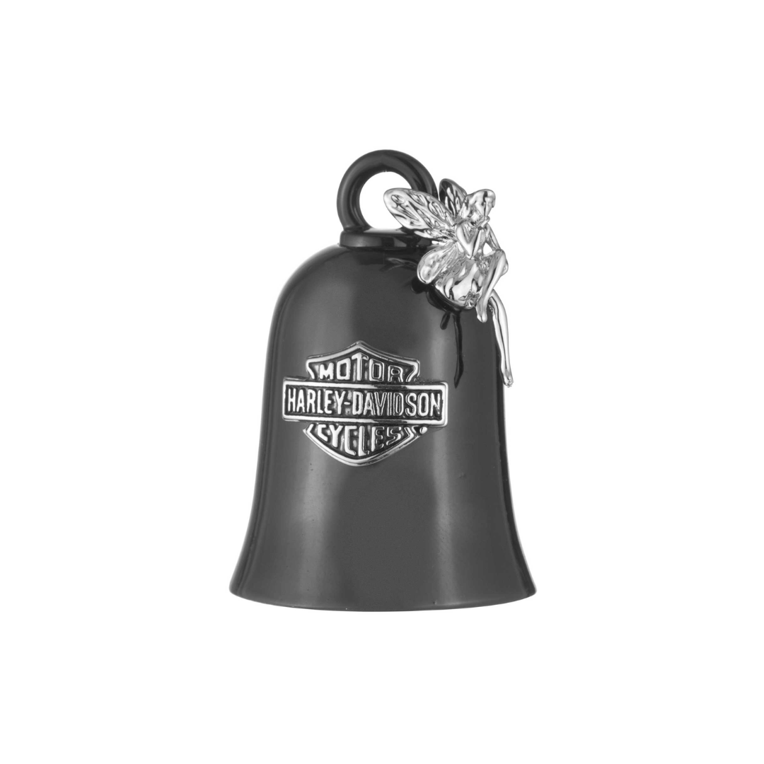 Harley-Davidson® Bar & Shield Fairy Charm Brass Ride Bell