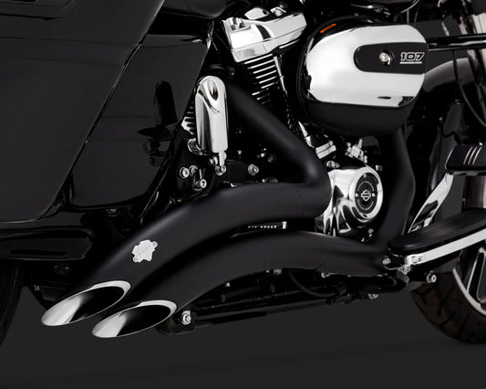V46373 Vance & Hines Big Radius 2-2 Pcx Black Touring 17-22