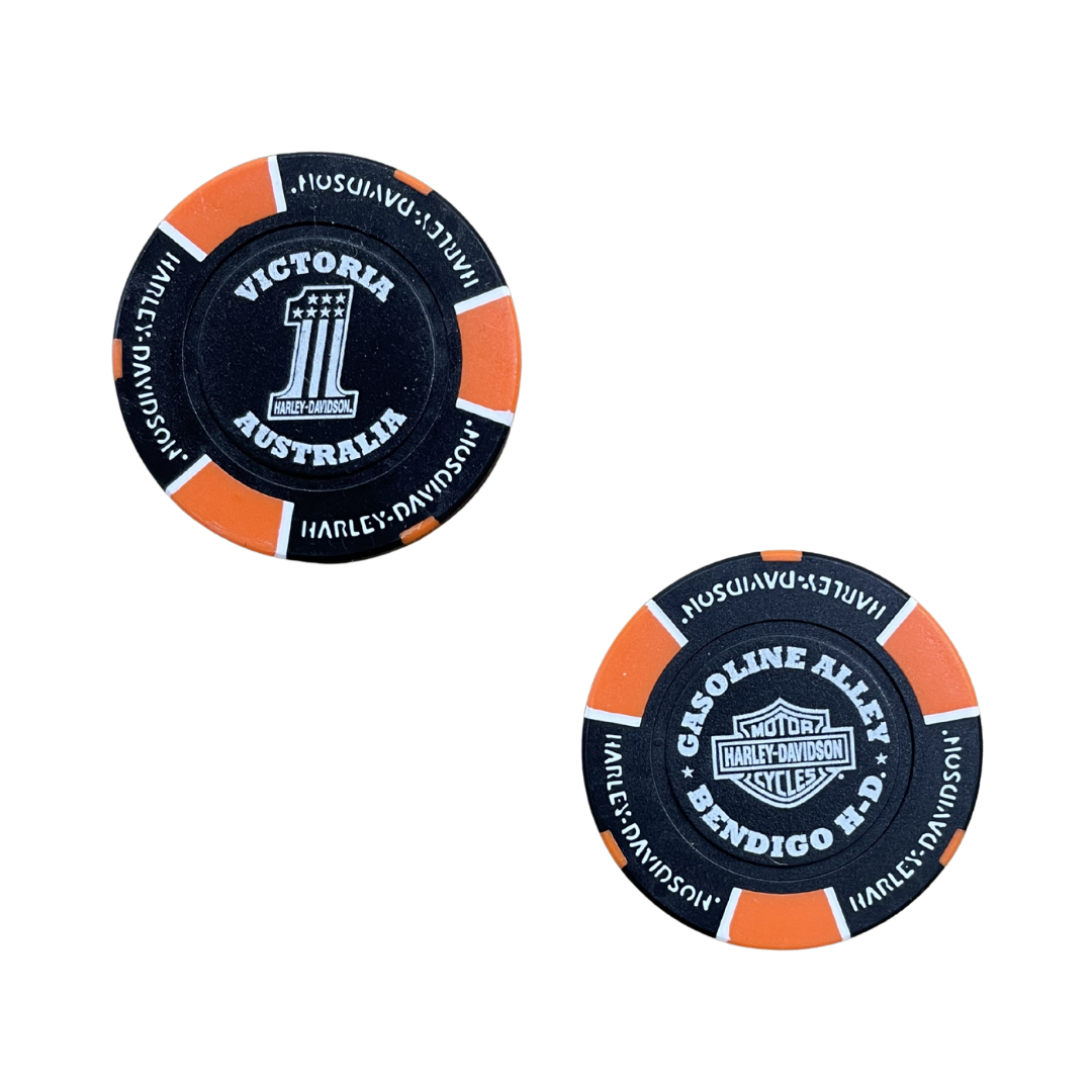 Gasoline Alley Harley-Davidson® Poker Chip - Black