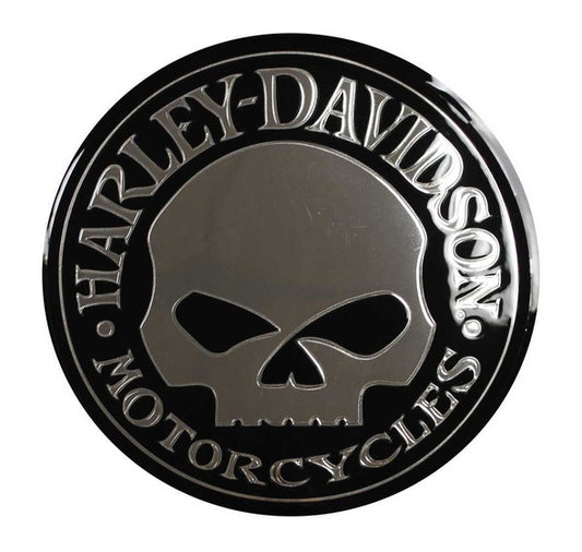 Harley-Davidson® Silver Skull Classic Decal