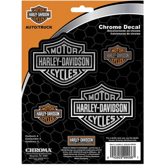 Harley-Davidson® Bar & Shield 4-Piece Decal Set