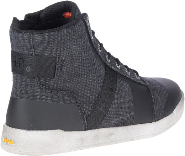 Harley-Davidson Men's Pendell Black H-D Logo Canvas Shoes