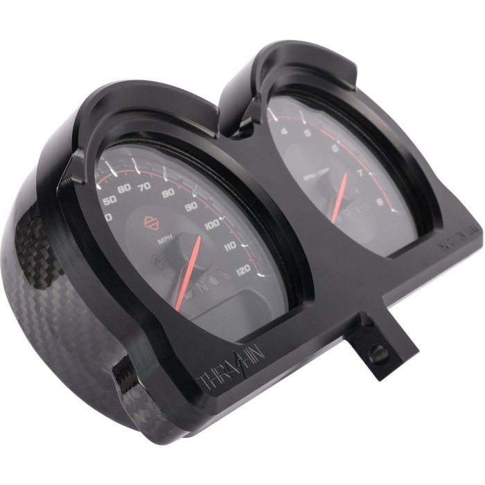 TS-TSC-2707-1 "Gauge Housing Relocation Kit – Black. Fits Road Glide 2015-2023"