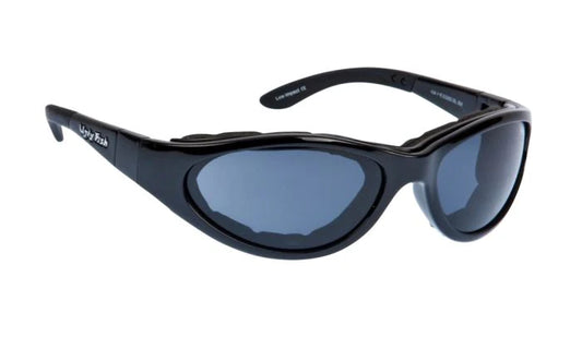 Ugly Fish Glide Motorcycle Sunglasses RS03282 - Matt Black Frame/Smoke Lens