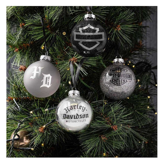Harley-Davidson® Old English H-D Holiday Ornament Set