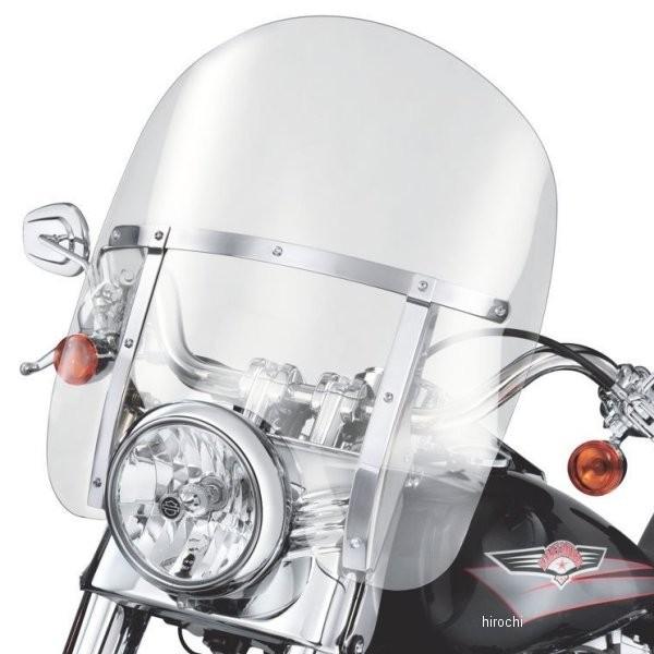 58278-95 Harley-Davidson® King-Size Detachable Windshield 18" light smoke & Polished Braces