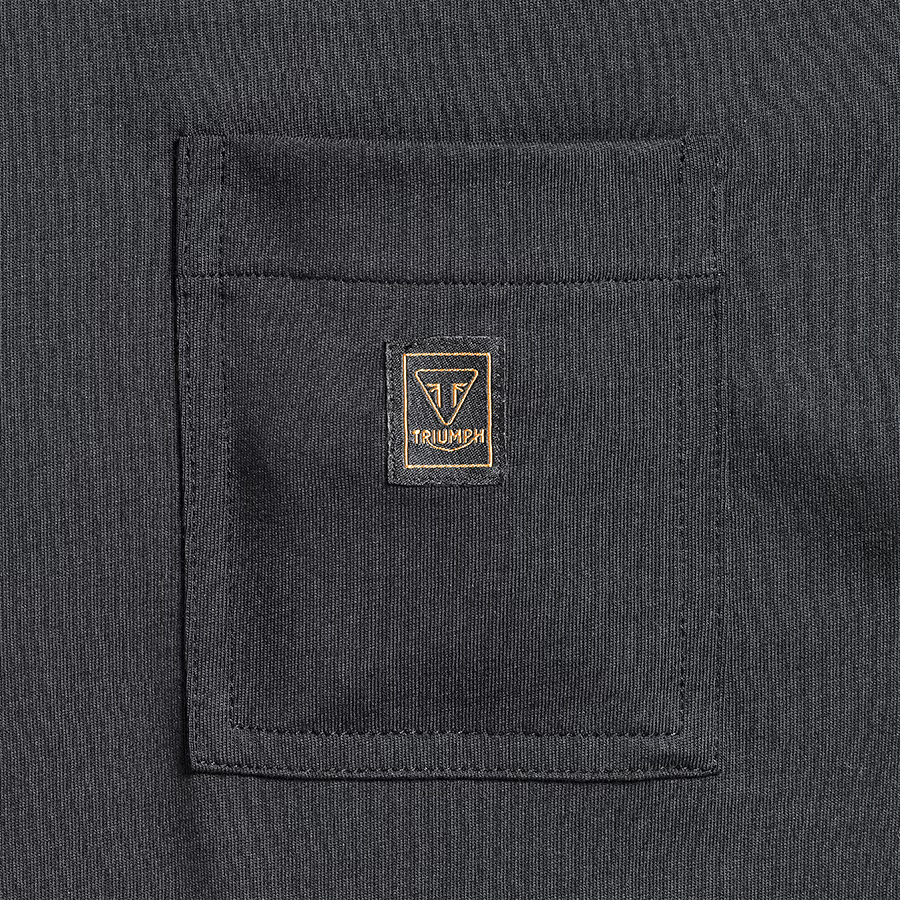 Triumph Ditchling Back Logo Pocket Tee