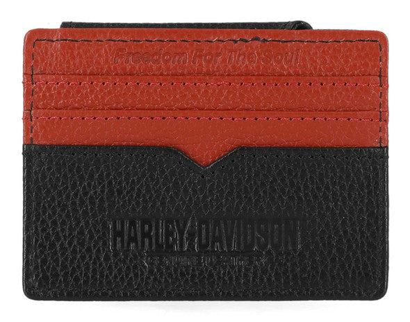 Harley-Davidson® Men's Bar & Shield Pebble Card Case