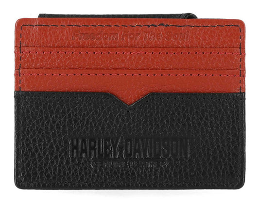 Harley-Davidson® Men's Bar & Shield Pebble Card Case