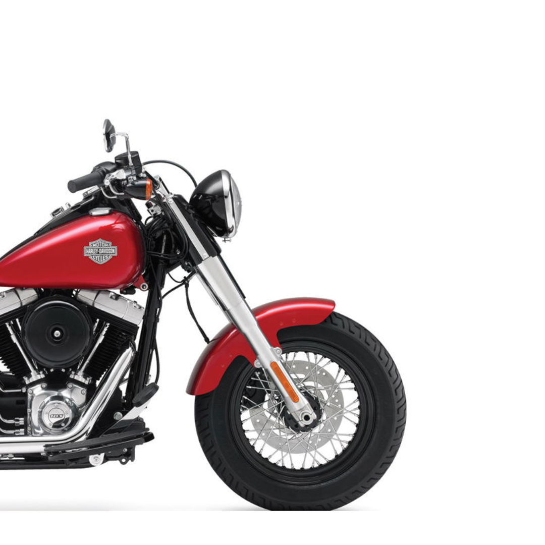 58900021DJS Harley-Davidson® "Softail Slim Front Fender - Ember Red Sunglo