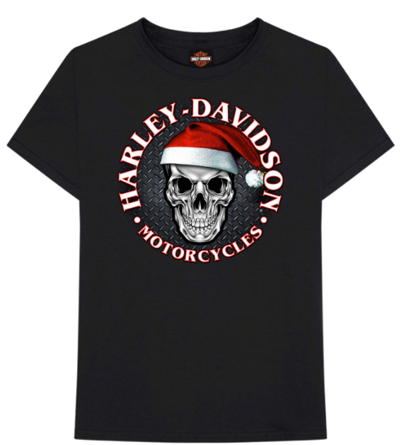 Empire Christmas Dealer Tee - Santa Skull