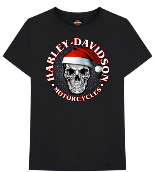 Empire Christmas Dealer Tee - Santa Skull