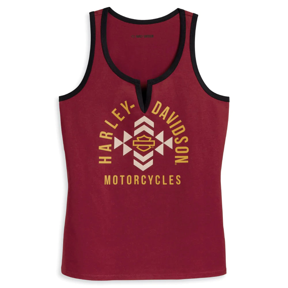 Harley-Davidson® Women's Call Of The Wild Notch Neck Tank