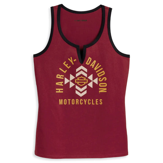 Harley-Davidson® Women's Call Of The Wild Notch Neck Tank