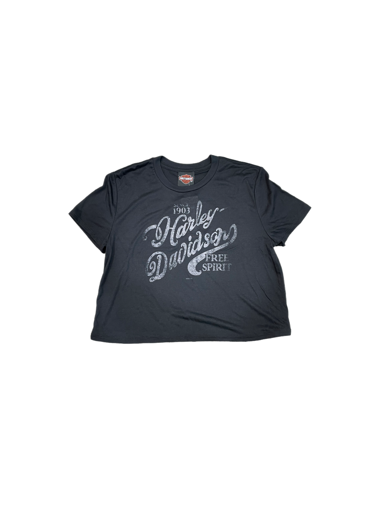 Empire Ladies Dealer Crop Top - Edgy Script