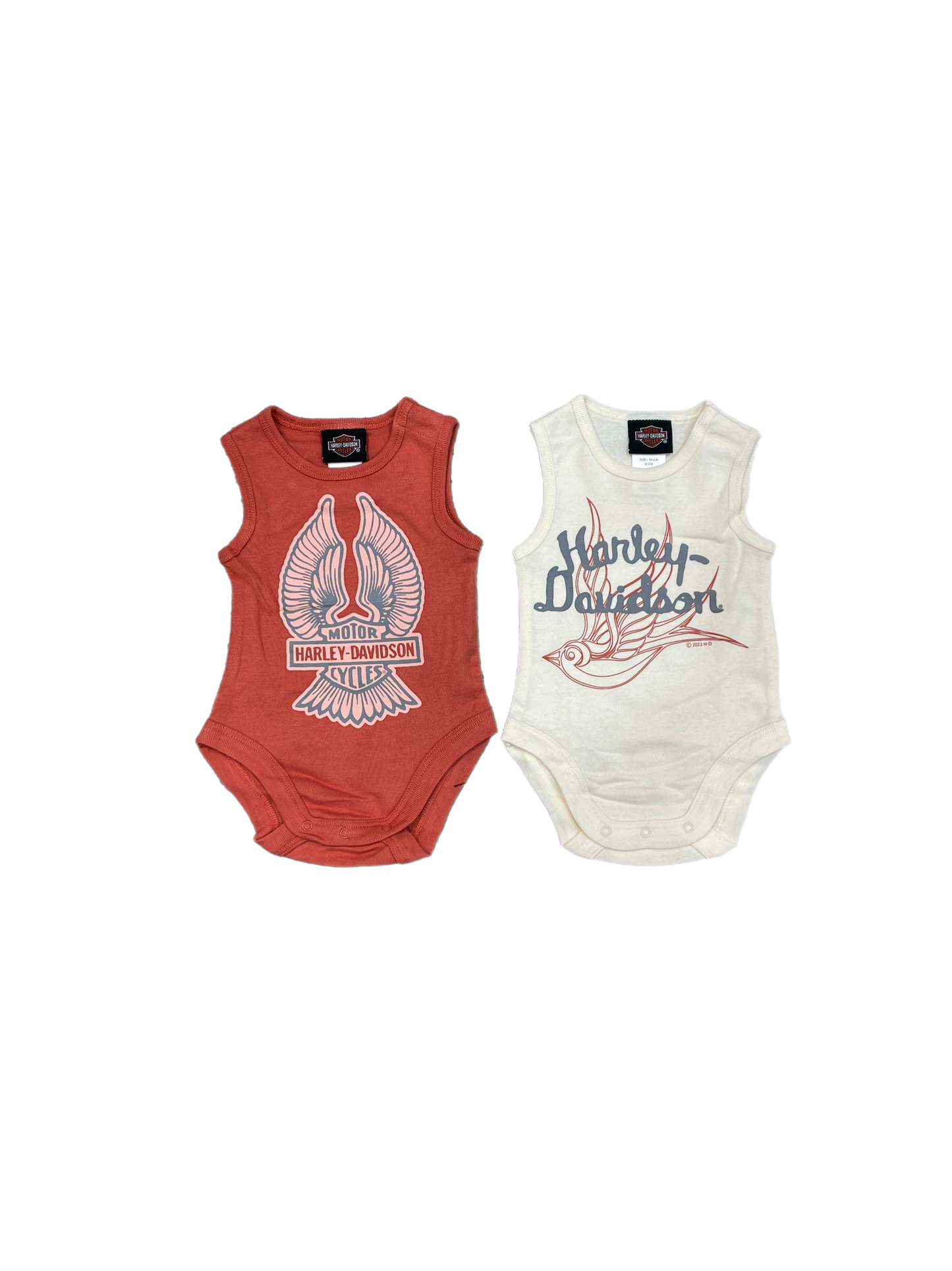 Harley-Davidson® Kids 2-Pack Ribbed Bodysuit
