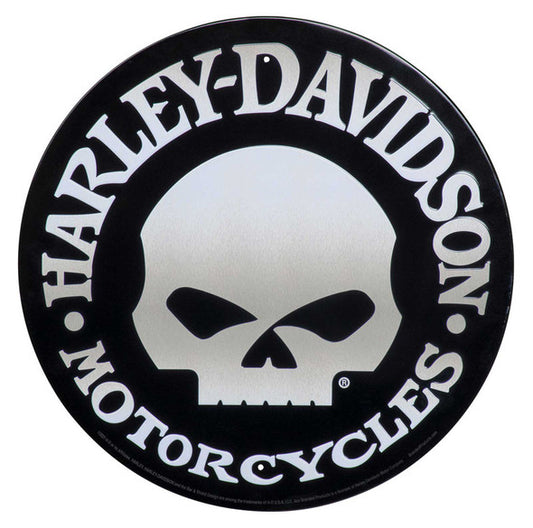 Harley-Davidson®Skull Tin Sign