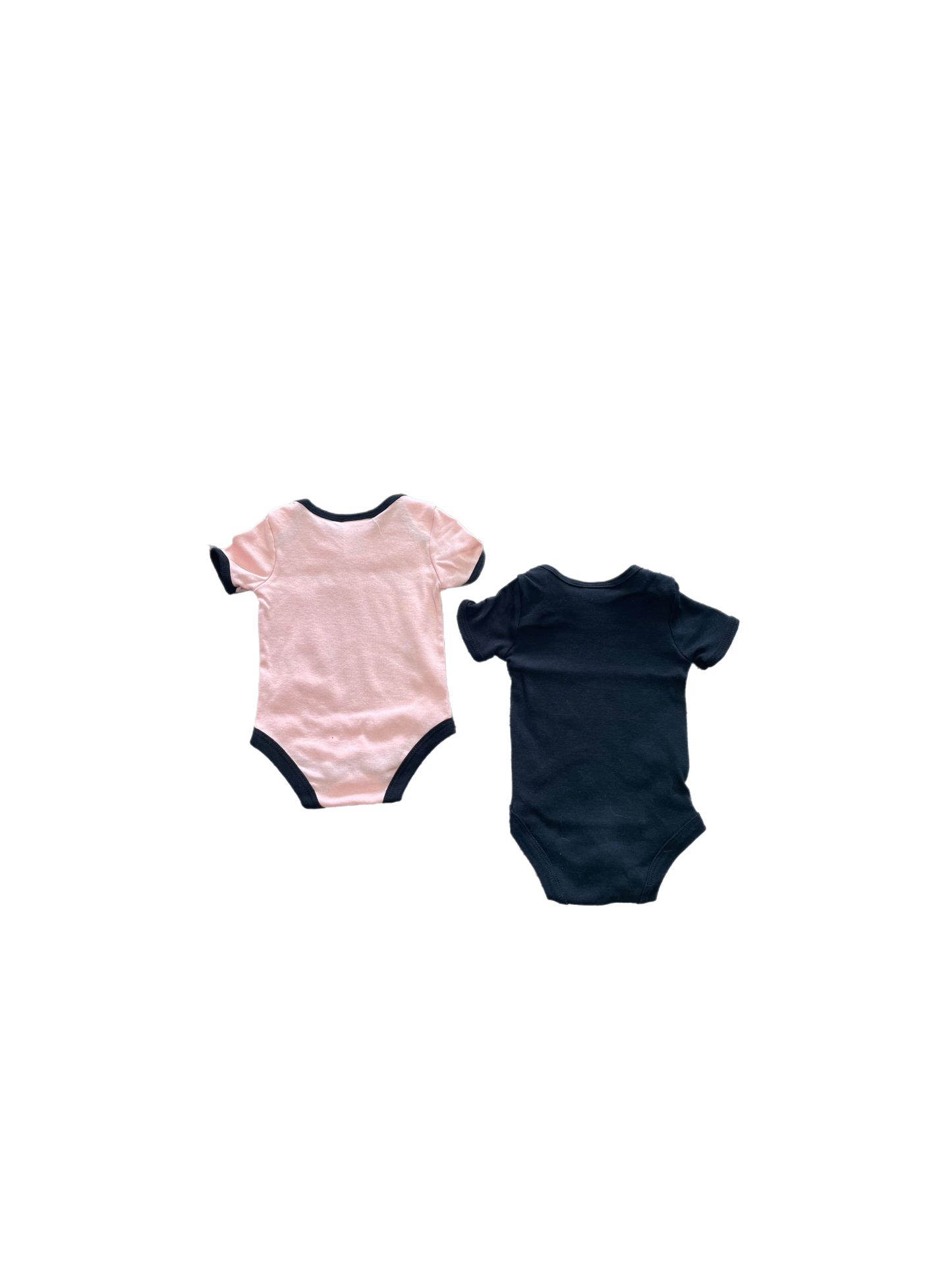 Harley-Davidson® Kids 2-Pack Colorblocked Rib Creeper Set - Pink/Black